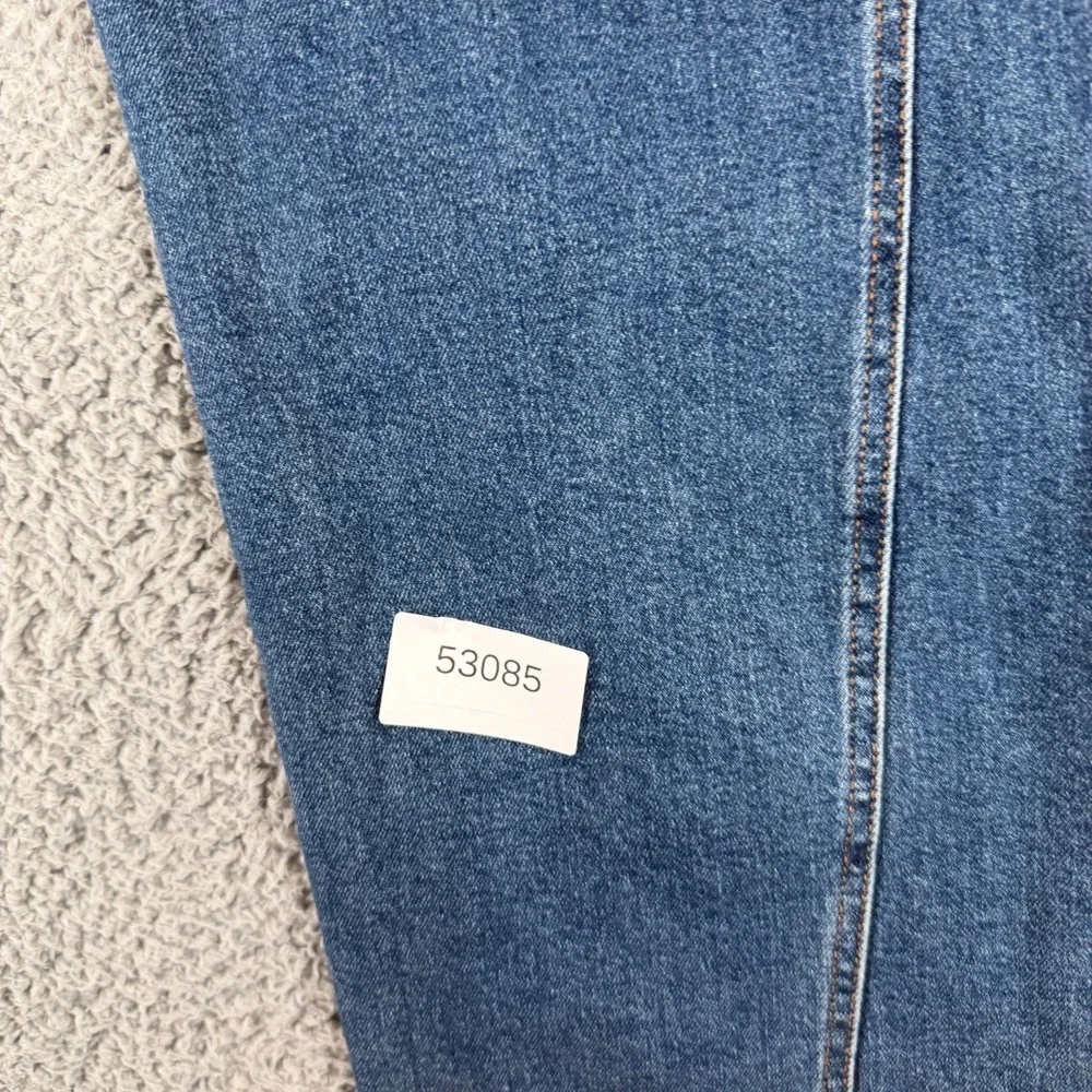 Jessica Simpson Jeans Womens 8 Blue Cotton Denim Tapered Barel Workwear Stretch - Picture 11 of 11